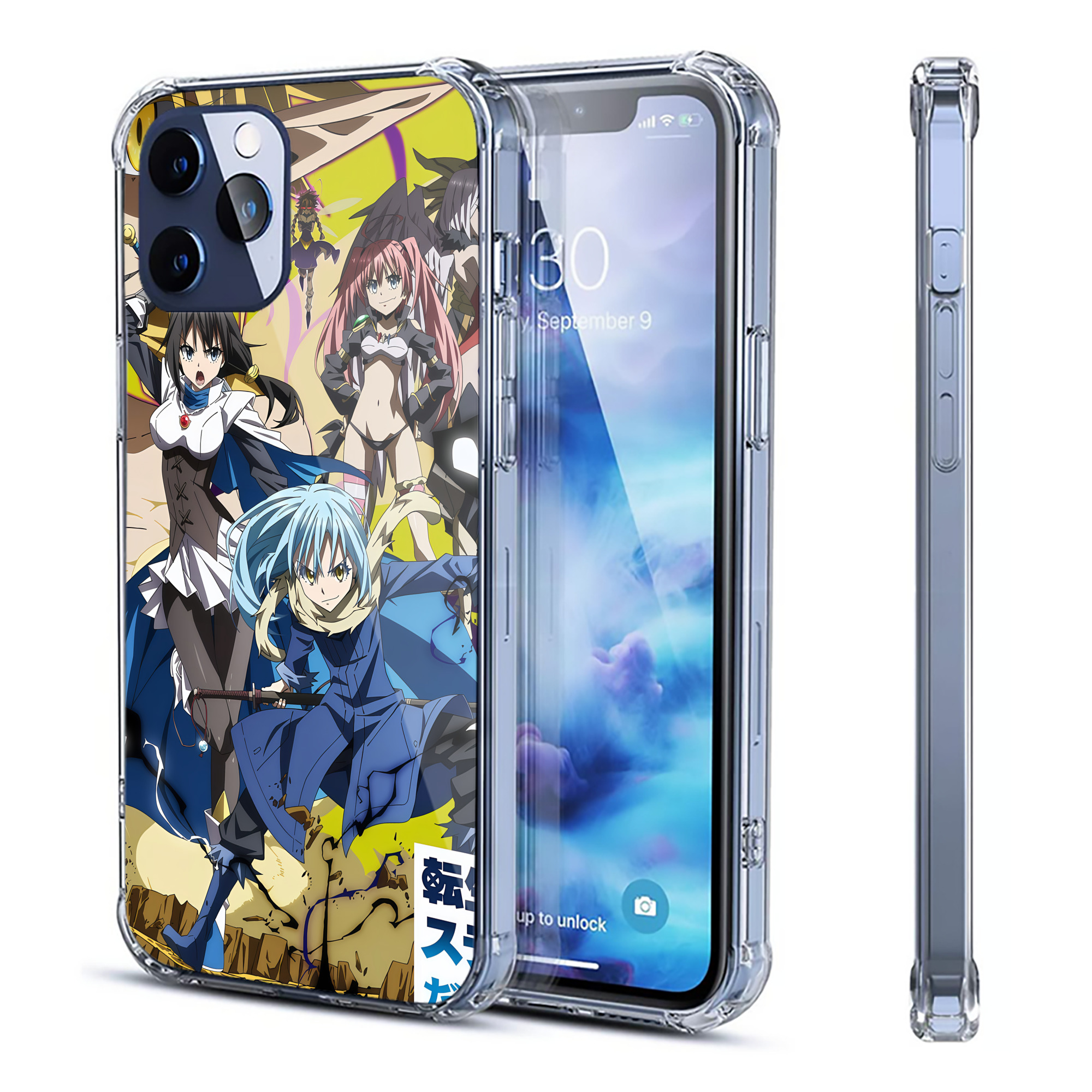 （画像用） 転スラ Regarding Reincarnated to Slime 【iPhone 12シリーズ対応】透明スマホケース（クリアソフトケース）